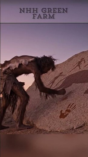 6 Million Years Ago – How Ancient Humans Created Color and Painted! #wildlife #shorts #vairal