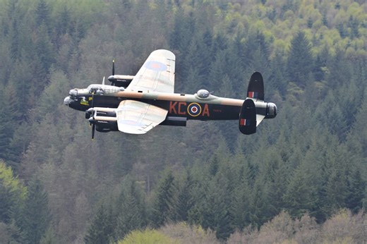 Excitement as legendary WW2 aircraft flies over