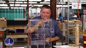 Marketing Holders 6 Pack Acrylic Sign Holder for 11" x 8.5" Signs with 3.5" x 2" Appointment Card Slot Clear Slanted Side Load Display for Counters in Reception Areas Lobbies and Business Offices