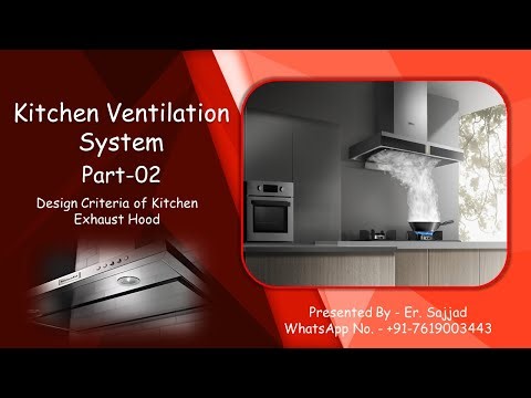 Kitchen Ventilation System Design Part 02 #hvac #ventilation ‪@hvactutorial‬