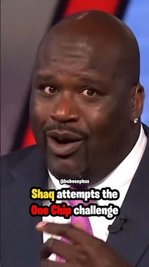 Shaq attempts the One Chip challenge