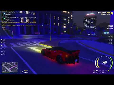 GTA 5 Grand RP with Network Graphics Mod Full 1080p Clip | Night Sky | Servine gamer