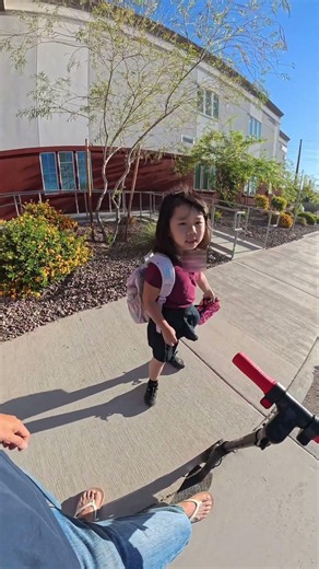 #dropoff A Hug, a Kiss, and One More Promise Before School.