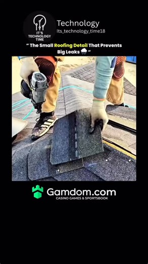 Technology on Instagram: "The small roofing detail that prevents big leaks is proper flashing. Flashing is thin metal installed around joints, chimneys, vents, skylights, and roof edges—places where water naturally tries to sneak in. When correctly layered under shingles and sealed, flashing directs rainwater away instead of letting it seep into the roof structure. Many major leaks start from missing or poorly installed flashing, not broken shingles. #RoofingTips #HomeMaintenance #LeakPrevention