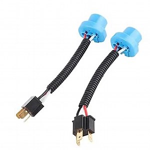 Headlight Wiring,2Pcs 9007 Male to H4 Female Plug Headlight Conversion Cable Wire Connector Adapter