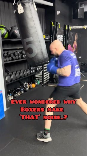 WHY do boxers make THAT noise? #boxing #training #fitness #inspiration #motivation