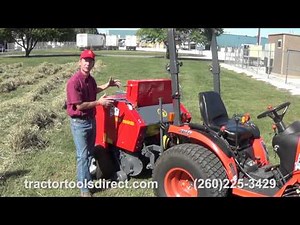Tractor Tools Direct - Tedding, Raking, and Baling demonstration