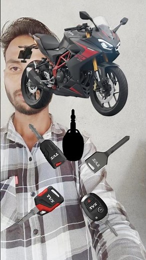 Insert the key and turn on the light of the TVS motorcycle. 💡🏍️ #puzzle #vehicles #game #trend
