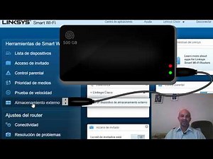 Almacenamiento externo Router linksys