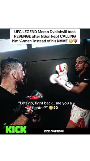UFC LEGEND Merab Dvalishvili took REVENGE after N3on kept CALLING him Arman instead of his NAME#n3on