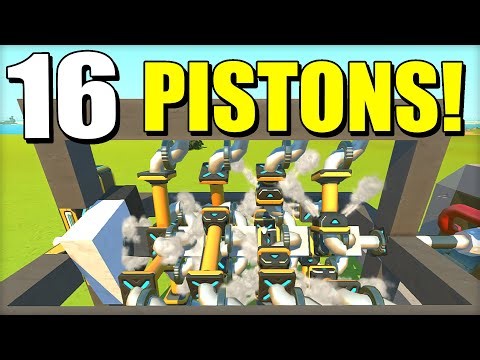 I Built a Crazy 16 Cylinder Piston Engine That Couldn't Exist in Real Life!