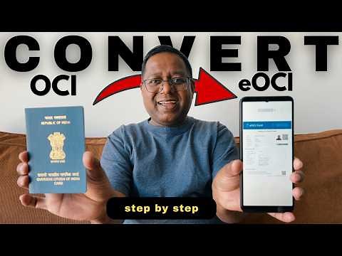 How to Apply for eOCI: Replace Your Old Booklet with New e-OCI Card (Free Method)