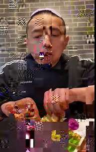 42K views · 1K reactions | Eating yummy sheep head with garlic hot sauce, sheep ribs and sheep stomach, Foods News | Foods News | Facebook