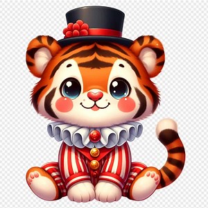 Circus Animals Clipart Bundle: Carnival Pngs for Nursery Art (15 Images With Transparent Background) - Etsy