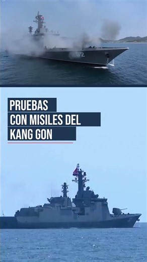 🚨🇰🇵 Kim Jong Un oversees missile tests of new destroyer Kang Gon