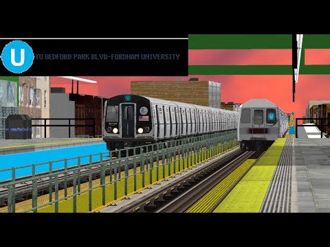 OpenBVE Fiction: U Train To Bedford Park Blvd-Fordham University (R153)
