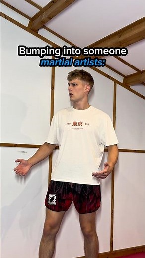 What happens when you bump into someone…