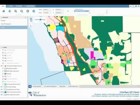 How to use the City of Wanneroo GIS Intramaps tool