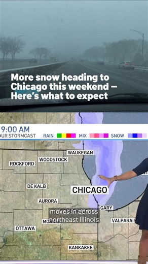 A "prolonged" period of lake effect snow is heading to the Chicago area Friday and Saturday, with bursts of snow possible for some, six or more inches of accumulations for others and a band of snow building over Lake Michigan set to wobble between northeast Illinois and northwest Indiana.⁠ ⁠ The incoming system prompted the National Weather Service to issue winter storm warnings, watches and winter weather advisories for multiple counties as the snow band continues to develop.⁠ ⁠ NBC 5 meteorolo