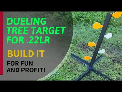 how to build a dueling tree - Simple target - Fun Backyard Target - Best Dueling Tree