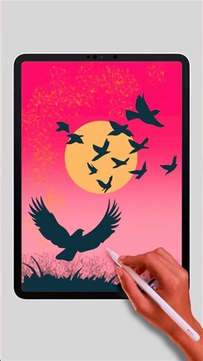 Easy landscape drawing