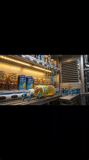 What’s Inside a Vending Machine?! Tiny Workers!