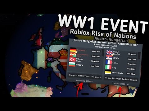 WW1 EVENT | Roblox Rise of Nations