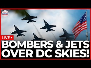 LIVE 4th of July Celebrations | Trump's B-2 Bombers Soar Over White House, Fighter Jets Reach DC!