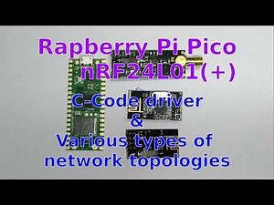 nRF24L01(+): Pico-SDK C-code driver using IRQ and various types of Network Topology