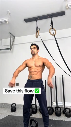 ‼️ HERE'S THE FLOW‼️ This flow is yet another perfect example of why one kettlebell is all you need We're doing a slingshot to a thruster to a windmill That's one rep, perform AMRAP for one round Either perform AMRAP in 30-45 min Or aim for a set number of rounds, like 10 This is pretty advanced, if you need a simpler start... Hit the link in my bio for my free guide with a full routine to get started or apply for 1-1 coaching 🫡 #kettlebell #kettlebellworkout #homeworkout #functionaltraining #w
