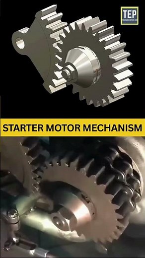 📌 How a Starter Motor Brings an Engine to Life #automobile #engine #carengine