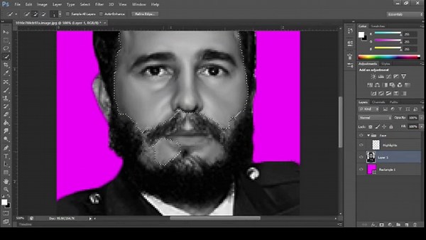 Hoi4 Portrait Timelapse #4: Fidel Castro