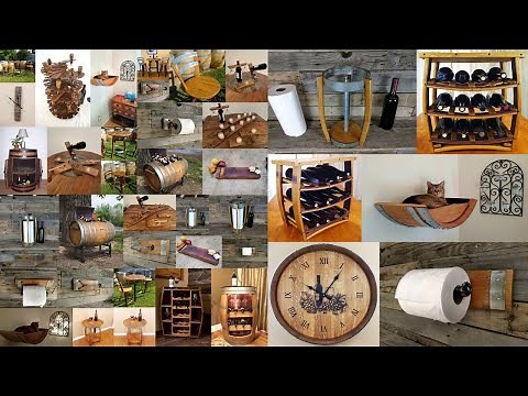 The best furniture made from wine barrels