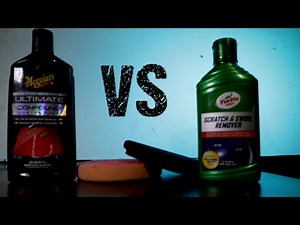 Meguiars Ultimate Compound vs Turtle Wax Scratch and Swirl Remover