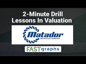 Lessons In Valuation: 2 Minute Drill - Matador Resources (MTDR) | FAST Graphs