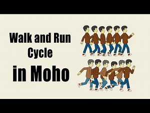 How to animate Walk & Run cycle in Moho