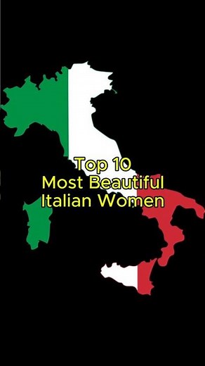 Top 10 Most Beautiful Italian Women #MostBeautifulWomen #Top10 #Italy #BeautifulWomen #WorldTop10