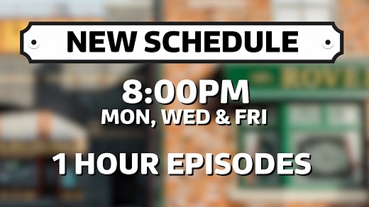 118K views · 1.8K reactions | Coming This March: Hour long Coronation Street episodes at 8pm on Monday, Wednesday and Fridays! Find out more: https://link.itv.com/CorrieScheduleChange_FB ITV | STV | Coronation Street | Facebook