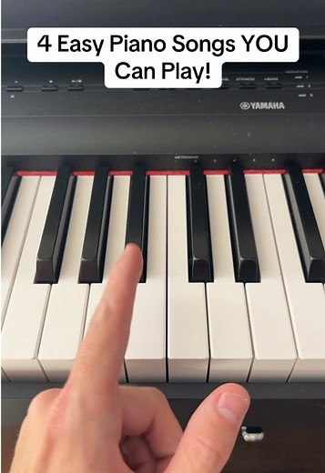 4 Easy Piano Songs YOU Can Play!! #easy #piano #tutorial #fyp #music | Experience Piano
