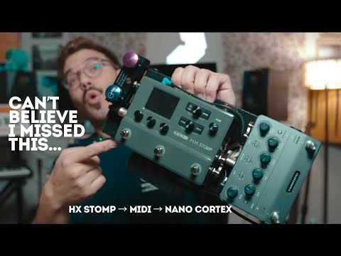 How to send Midi Clock (tempo) from HX Stomp to Nano Cortex | Ultimate Guitar Travel Pedalboard