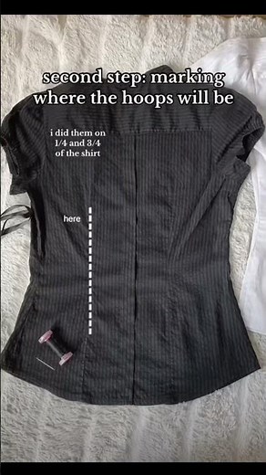 How to convert your shirt in corset top #fashiontips #fashion #styleinspo #diy #hack #stylehacks