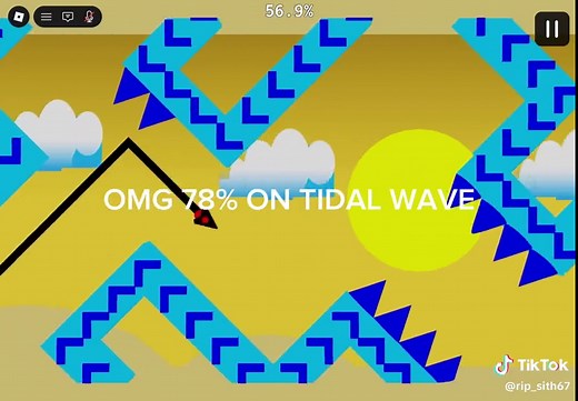 Tidal Wave Level Guide in Geometry Dash