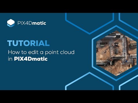 Pix4D - PIX4Dmatic Tutorial Video 8 - How to edit a point cloud in PIX4Dmatic