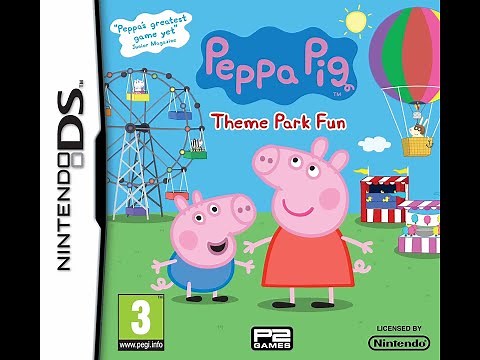 Peppa Pig Theme Park Fun (Nintendo DS) EVERY MINIGAME FULL GAME