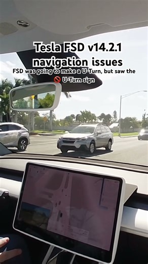 Tesla v14.2.1 navigation issues