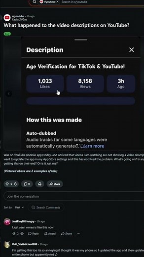 Video Descriptions are GONE!
