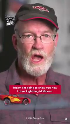 68K views · 2.4K reactions | Learn how to draw Lightning McQueen with writer and director, Steve Purcell! #CarsOnTheRoad is now streaming on Disney+. | Cars | Facebook