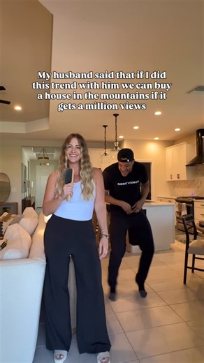 Kate Howard | Content Strategist & Realtor - Sarasota, FL on Instagram: "The things I’ll do for a Mountain View… Everything you want is on the other side of being uncomfortable. Challenge accepted. Instagram do your thing 🙏🏻 #couplestrend #husbandandwifehumor #husbandandwifereels #husbandandwifeforlife #husbandwifeteam #interracialmarriage #neverknewlovelikethisbefore @ahowardproductions"