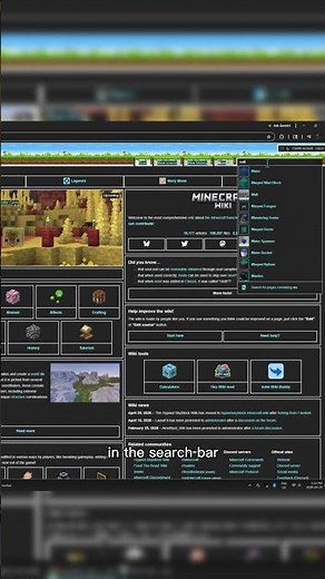 Minecraft Wiki Easter Egg?! 🫢