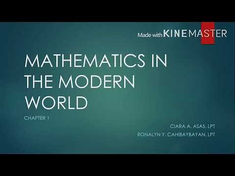 MMW - Chapter 1: Mathematics in our World